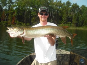 Boated 4 fish and lost several more while fishing with a buddy. 5 hours of fishing time. July 2012.