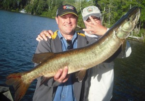 Fish 3 of 3 in a nice triple for clients Dave and Rich! Great work guys!