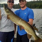 A dandy first musky for Ryan! July 2014