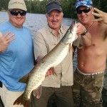 (Fish 3 of 4) 1st career musky for Joe his first time musky fishing!