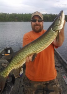 Ed with another league musky!